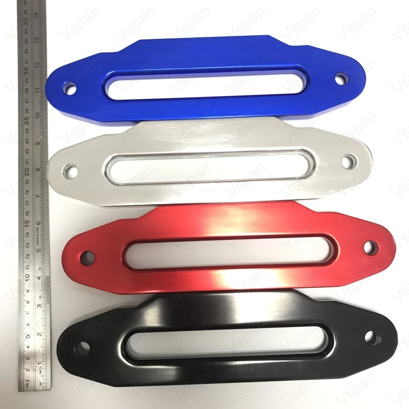 2018New 1"(254 мм) крепление алюминиевое Hawse Fairlead для синтетической лебедки трос направляющая для Jeep 4x4 лебедка 8000lbs-15000lbs