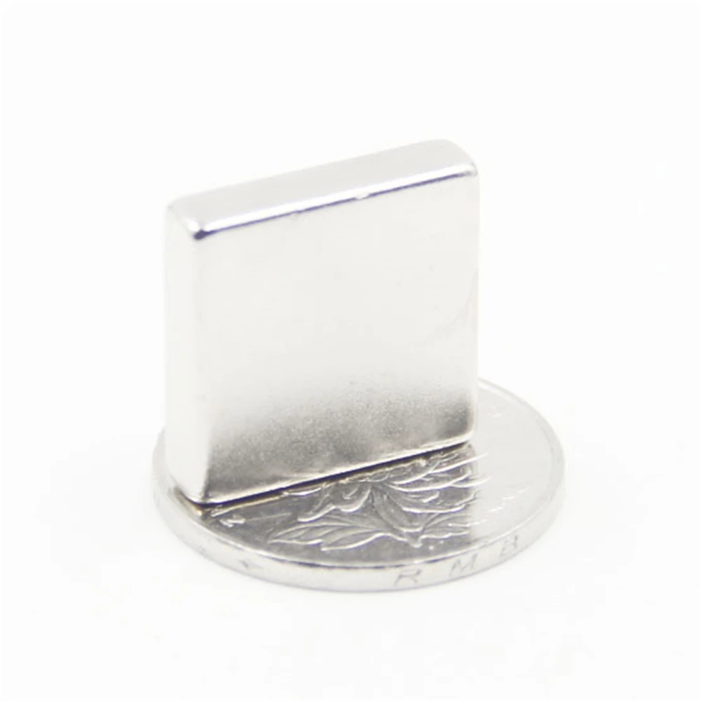 

100pcs F20x20x5mm Super Powerful Strong Rare Earth Block NdFeB Magnet Neodymium N35 Magnets F20*20*5mm Free Shipping