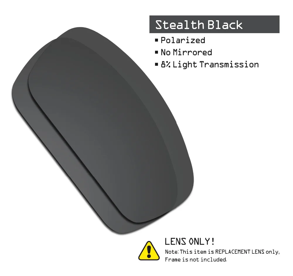 4 пары поляризованных солнцезащитных очков SmartVLT Сменные линзы для Oakley Splinter -