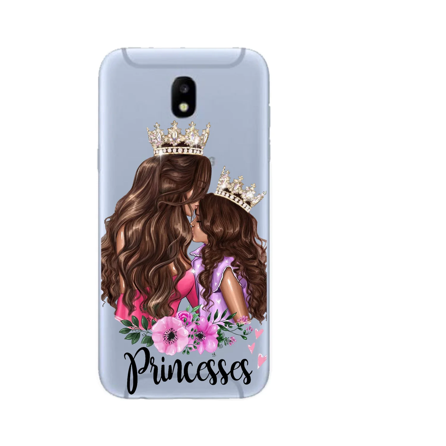 Чехол для Samsung Galaxy S8 S6 S7 Edge S9 Plus S10 Lite Note 9 8 Coque Etui роскошный черный коричневый волос