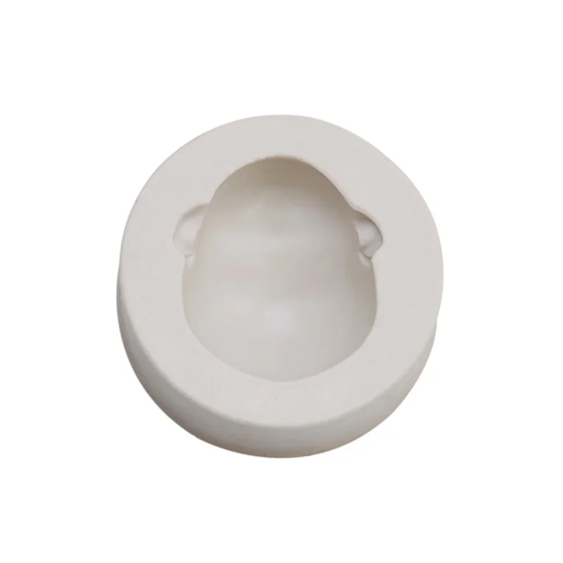 3D девочка принцесса лицо женская голова силиконовая форма для торта милая кукла