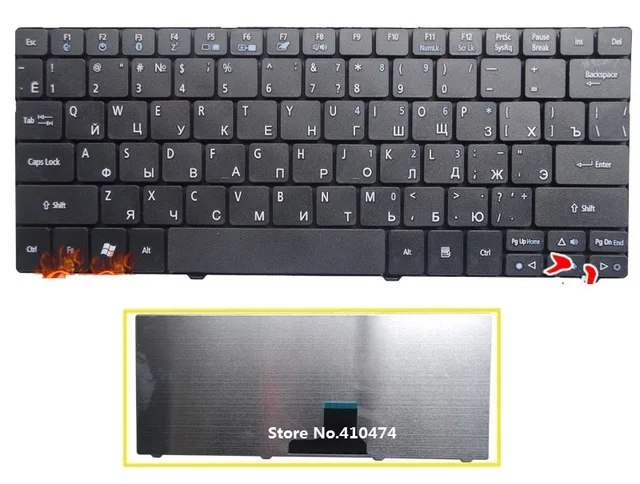 SSEA Новая русская клавиатура для Acer aspire one 721 722 751 751H ZA3 ZA5 752 753H 753 1410 T AO751 AO751H 1810 H