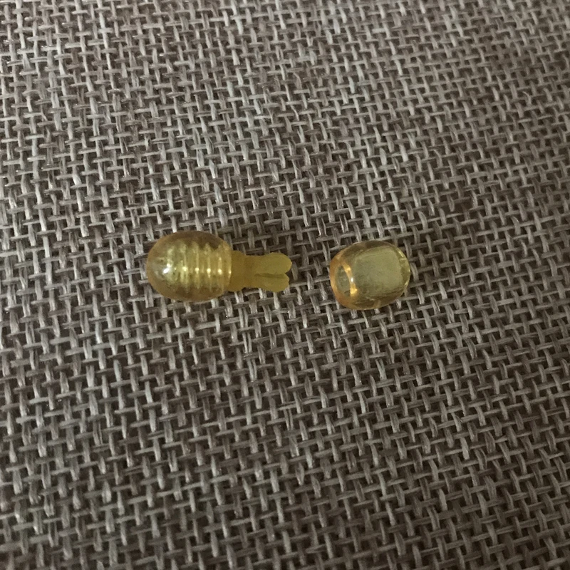 Yoowei Натуральный Янтарный аксессуар Пряжка восковая застежка ожерелье скрытая