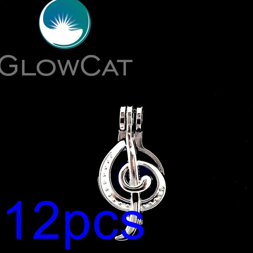 GLOWCAT 12x R-K649 музыкальная нота жемчужина клетка расходных материалов для