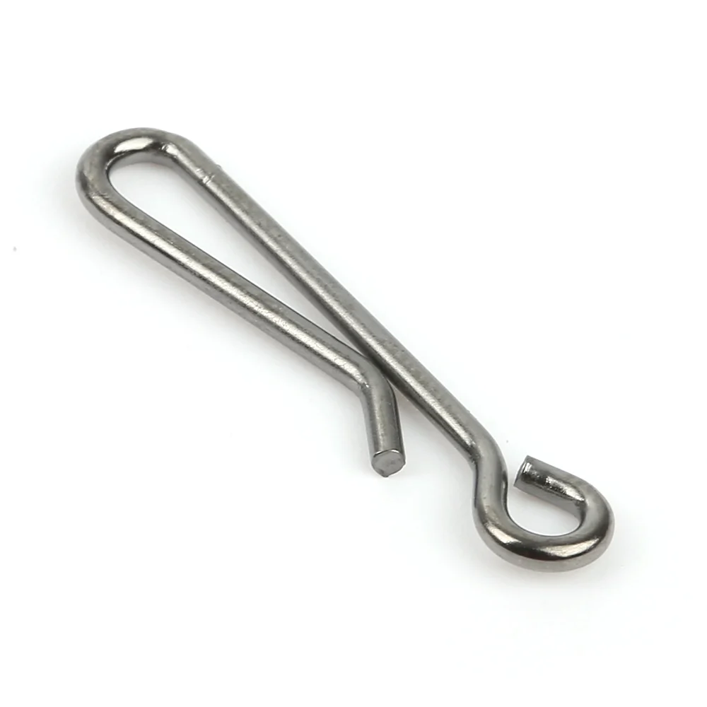 50 шт. Вертлюги вращающиеся Блокировка защелкивающийся крючок соединитель для