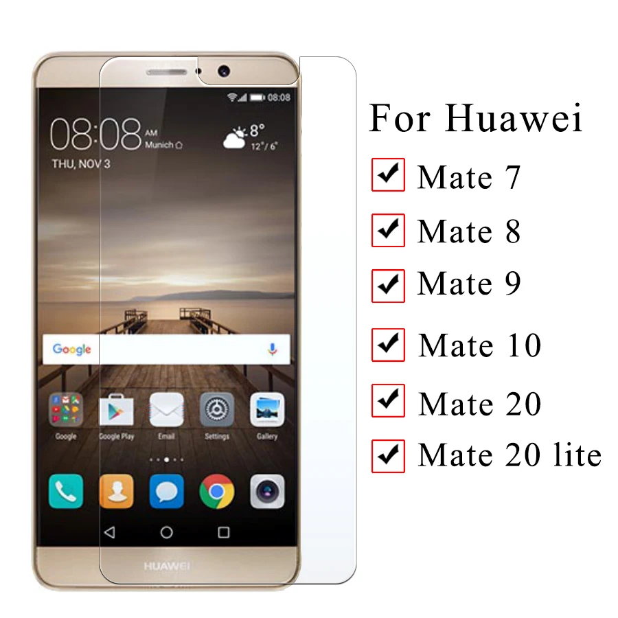 Защитное стекло для huawei mate 10 lite 20 защитное закаленное huavei mate7 8 9 20lite | Мобильные