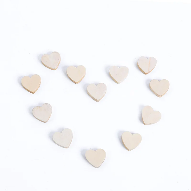 Missxiang DIY 21MM Natural Heart Shape Wood Beads for Jewelry Making Handmade Pacifier Clip Rattle Wooden 20pcs/lot perle | Украшения и