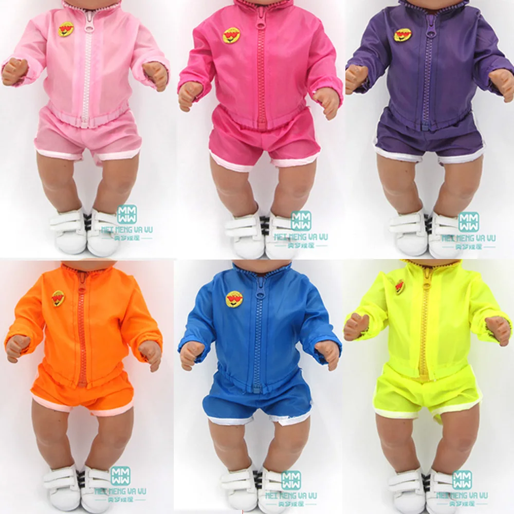 

Одежда для кукол, повседневный костюм, костюм для дайвинга 43 см, аксессуары для кукол для новорожденных