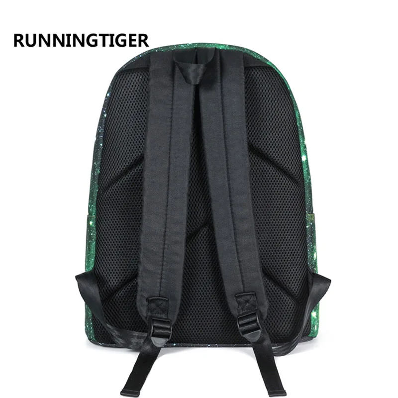 Рюкзак runningtiger для женщин рюкзак с космическим принтом модные школьные сумки
