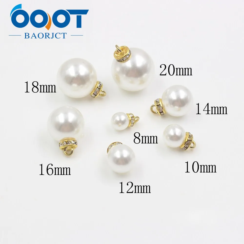 Высококачественные классические модные пуговицы с имитацией жемчуга OOOT BAORJCT 179183