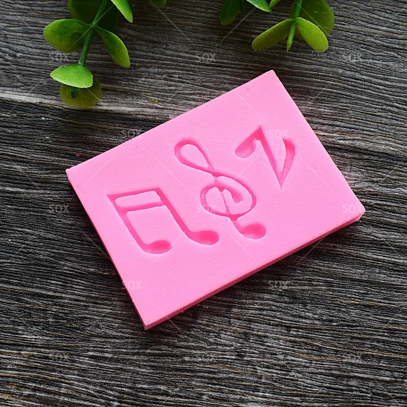 New Arrival Musical Note Silicone Mold Cake Decoration Tools Lace Candy Kitchen Accessories SQ1552 | Дом и сад