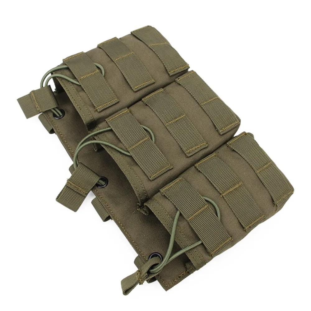 Surwish Тактический тройной подсумок для G36 Mag на открытом воздухе пейнтбол игры группы деятельности-черный