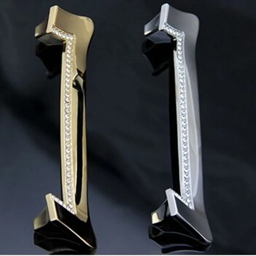 Ручка для шкафа с кристаллами k9 128 мм|dresser door handles|furniture handlepull knob |