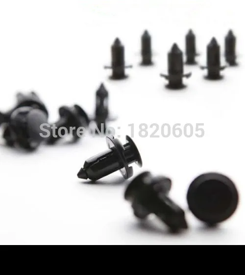 

500x Bumper Fastener Rivet Retainer Push Engine Cover Fender Door Trim Panel Clips For Honda For Mitsubishi MR200300