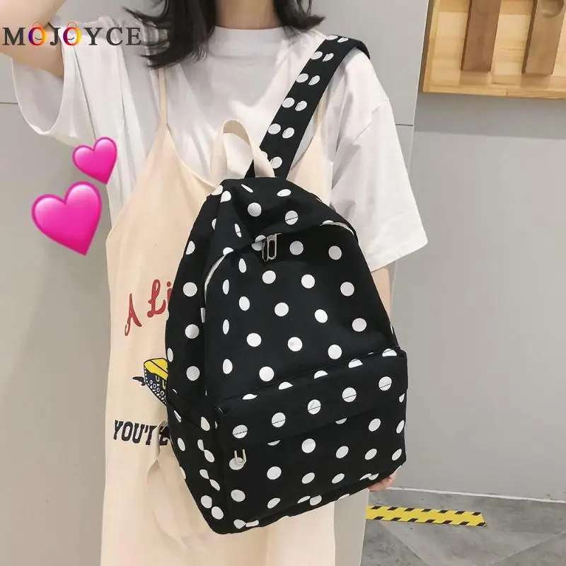 Модный женский рюкзак простые школьные сумки милый дорожный холщовый ранец с