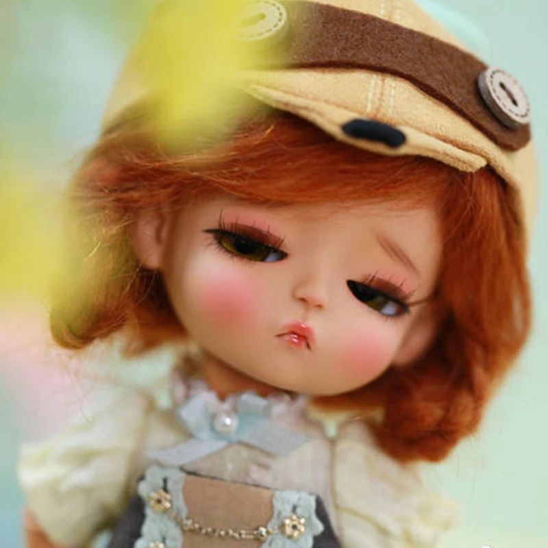 Шарнирная кукла 1/8 BJD/SD модная милая желтого цвета G.B mystic шарнирная смола для