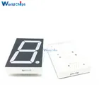 Дисплей с общим катодом 1,8 дюйма 1 цифровой красный светодиод, 7 сегментов