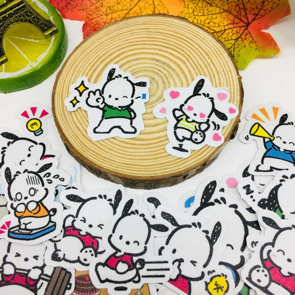 Стикеры для скрапбукинга симпатичная милая собака 40 шт./лот автомобильный чехол