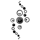 Горячая Распродажа домашний декор акриловые зеркальные часы безопасный современный дизайн Новые Настенные Кварцевые часы с иглами