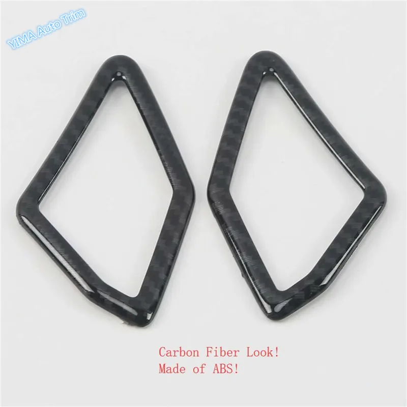 Model A Lapetus Auto Styling Pillar A Stereo Speaker Audio Cover Trim Fit For Volkswagen T-Roc T Roc / Matte Carbon Fiber ABS - Название цвета: Model A