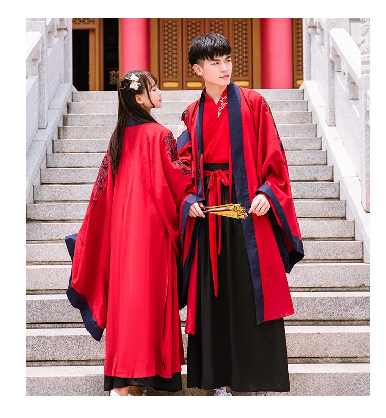 Hanfu Женский китайский костюм Китайский народный танец костюмы hanfu унисекс народное платье китайское свадебное платье Косплей Костюм плащи