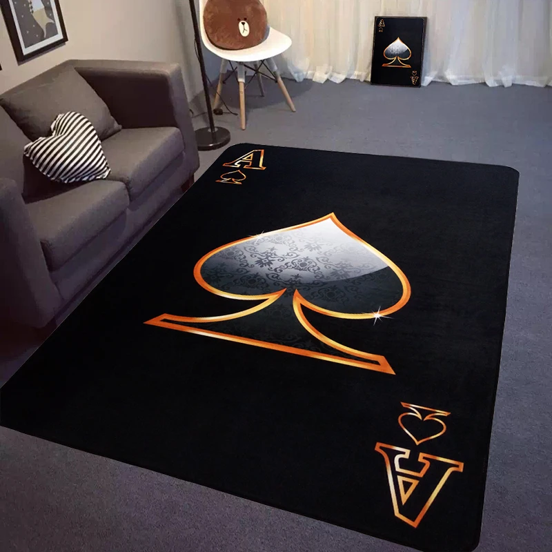 

poker Dorothy Metrosexual fashion creative personality carpet rug and sofa tide brand shop carpet in the living room bedroom rug