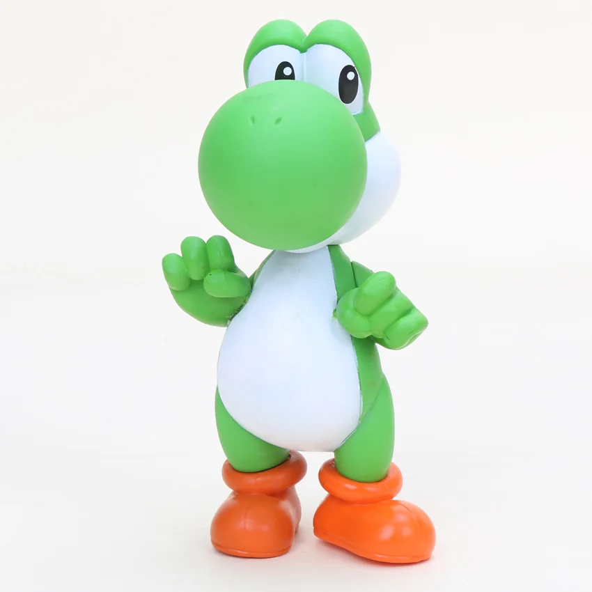 8-15 см Фигурки "Супер Марио" Super Mario Bros Bowser Koopa Yoshi Mario Odyssey ПВХ фигурка Луиджи Ослик Конг модель куклы игрушка - Цвет: green yoshi
