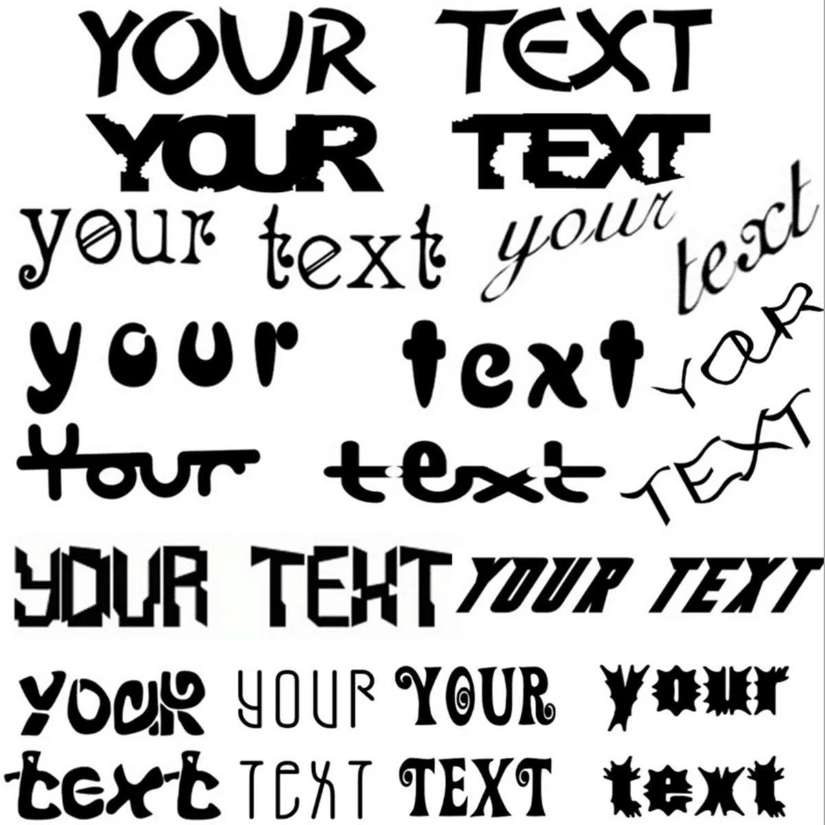 2 &quotX 7&quot Ваш текст виниловая наклейка стикер для окна автомобиля бампер на заказ