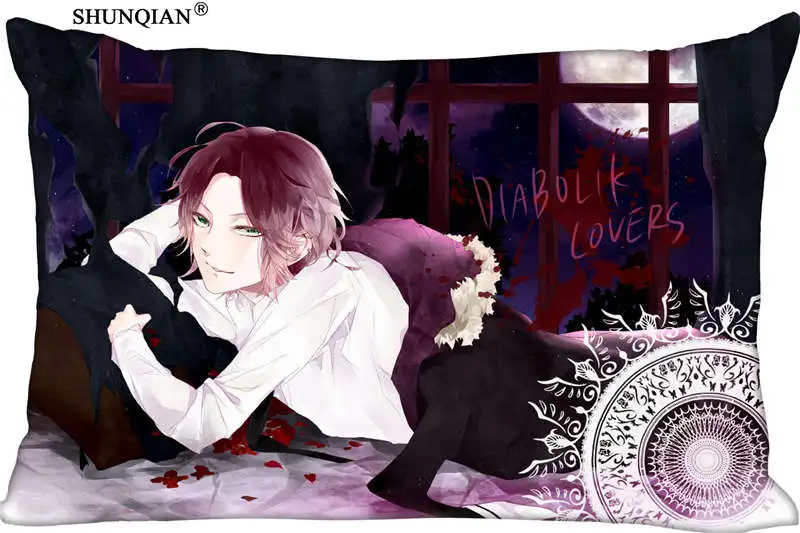 Горячая Распродажа самые приятные DIABOLIK LOVERS прямоугольник подушка чехол s Молнии