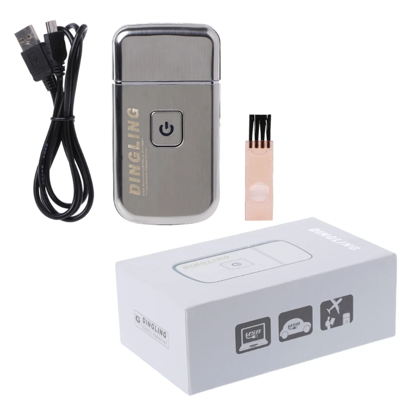 Мини USB перезаряжаемая бритва с возвратно поступательным лезвием Бритва для