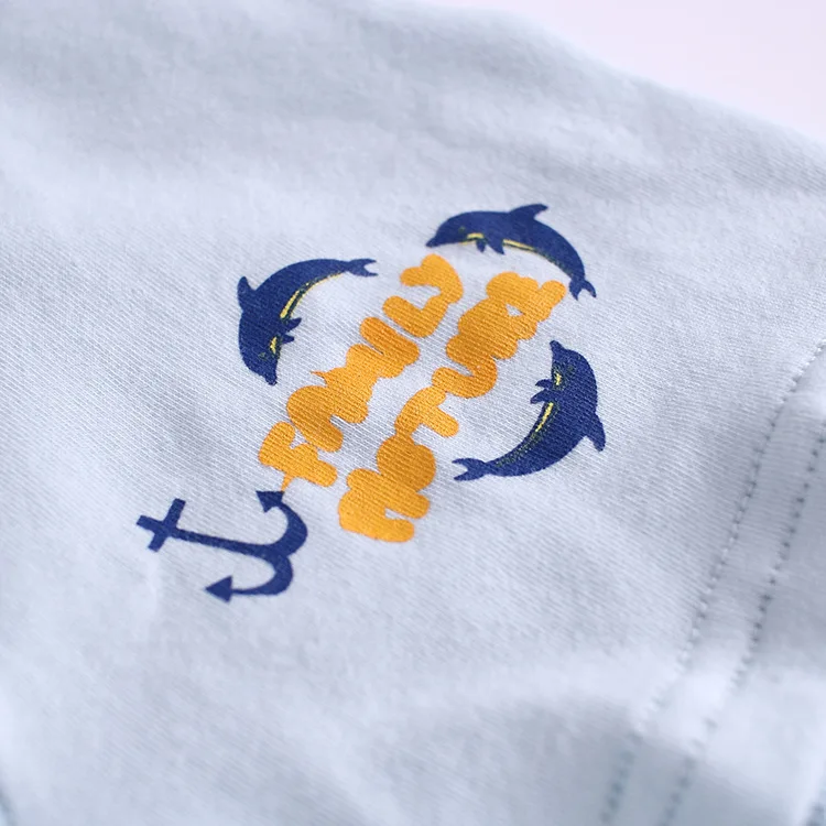 2 шт./лот удобные дышащие детские штаны хлопковые прямые с принтом милые боксеры