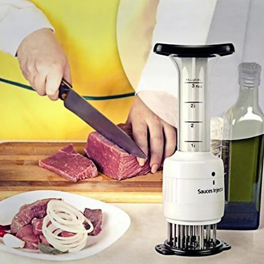 Новинка профессиональная игла для мяса шприц стейка маринада кухонные