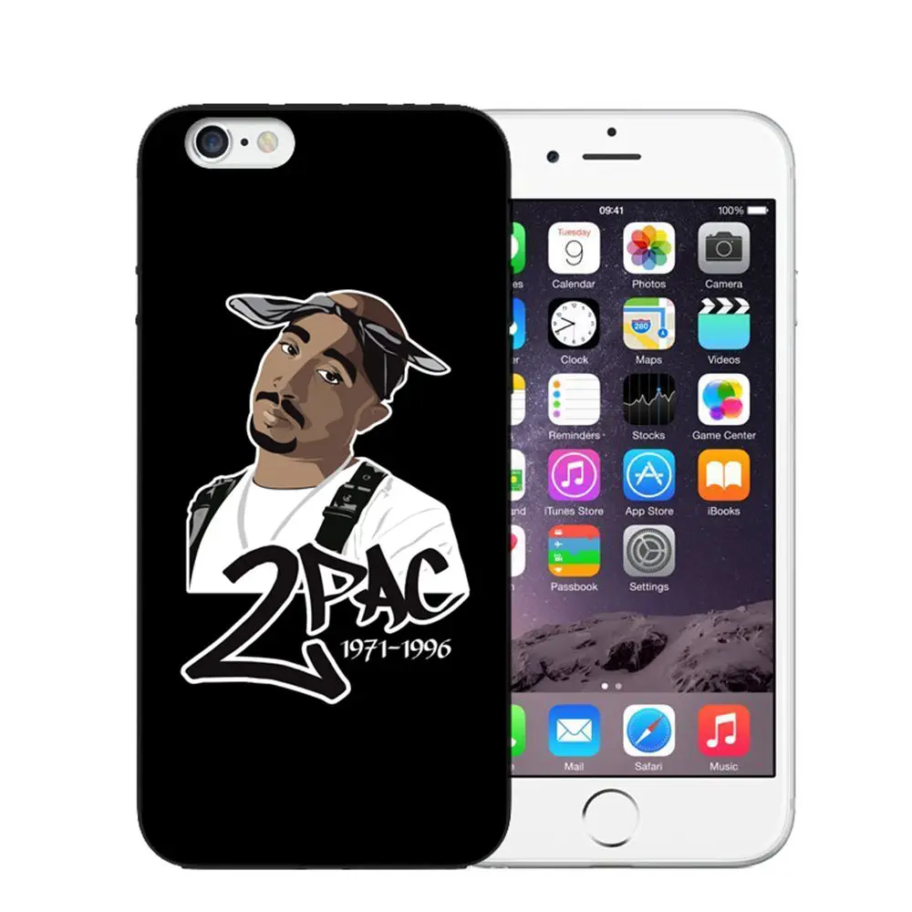Чехол для телефона 2Pac Tupac Shakur силиконовый чехол iPhone 5S SE 6 6S Plus 7 7Plus 8 8Plus X Мягкая