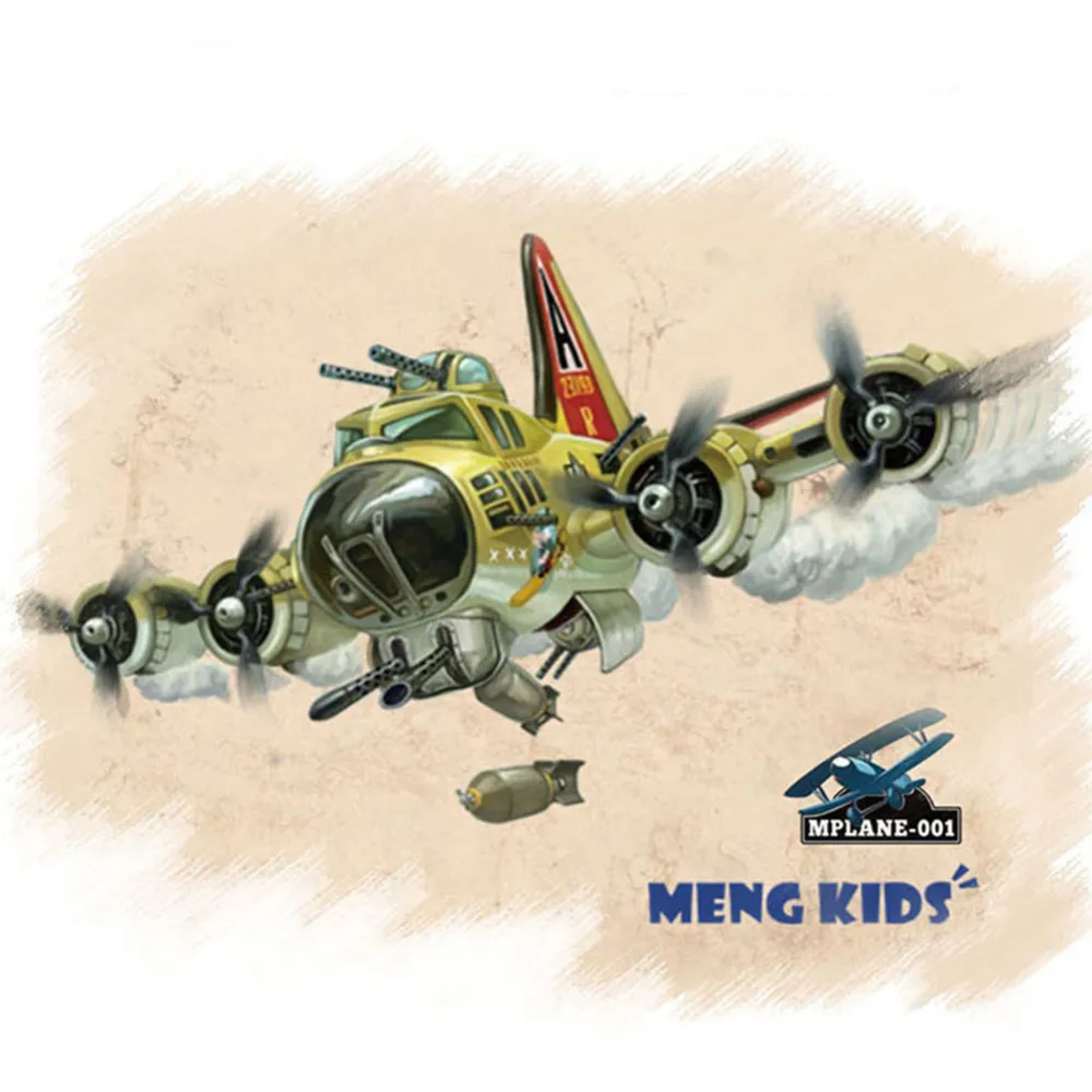 OHS Meng mPLANE001 Q Versin B17G летающая крепость бомбардировщик в сборе модель ВВС