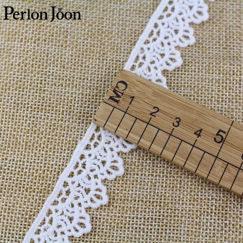 5 ярдов классическая белая Водорастворимая вышитая небольшая эластичная