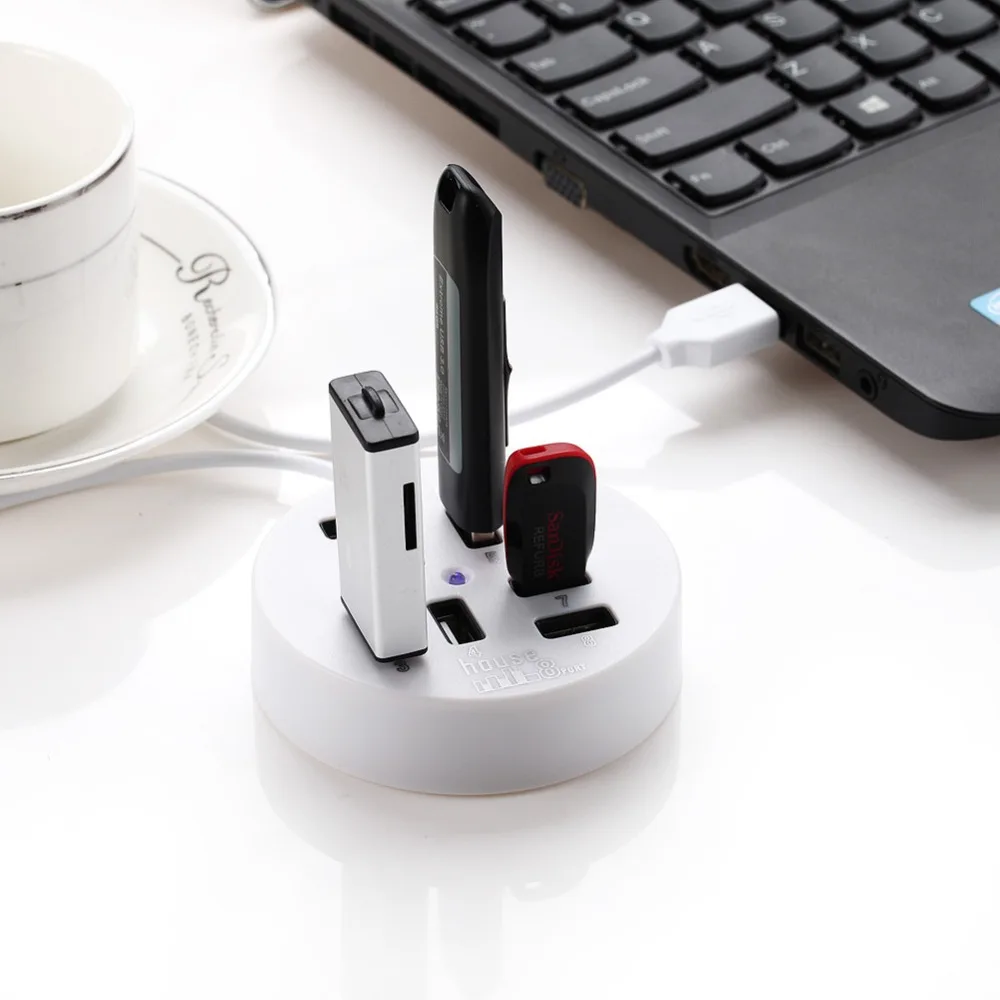 Высокоскоростной USB концентратор с 8 портами 2 0 порт OTG разветвитель для Apple Macbook Air