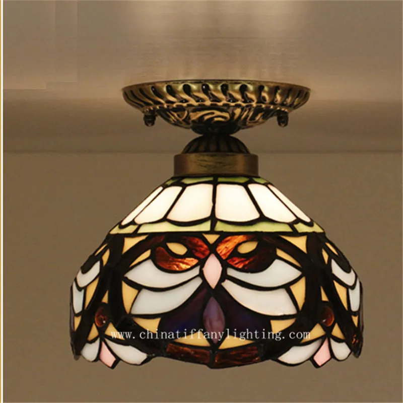 Тиффани потолочный светильник американских европейских барокко мед Богемия