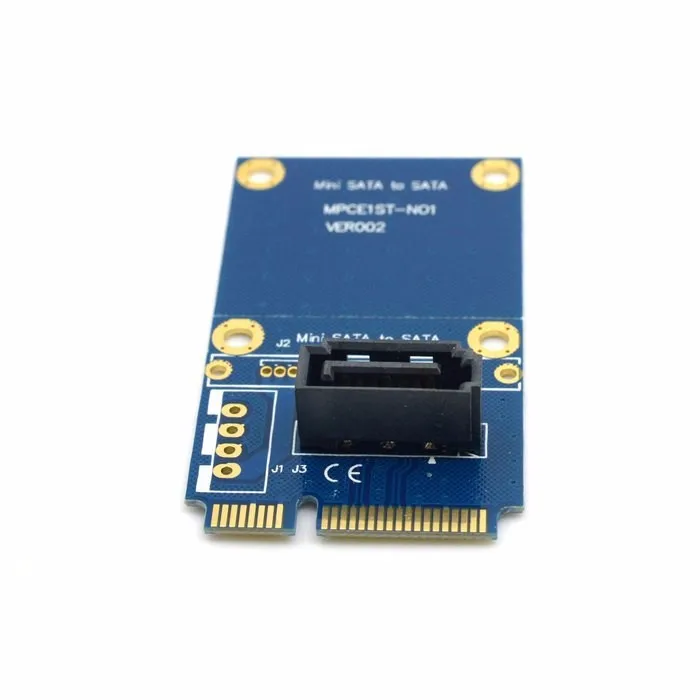 50 мм Mini pci express pcie PCI E mSATA SSD к SATA 7pin HDD жесткий диск адаптер для PCBA MSATA тестирование