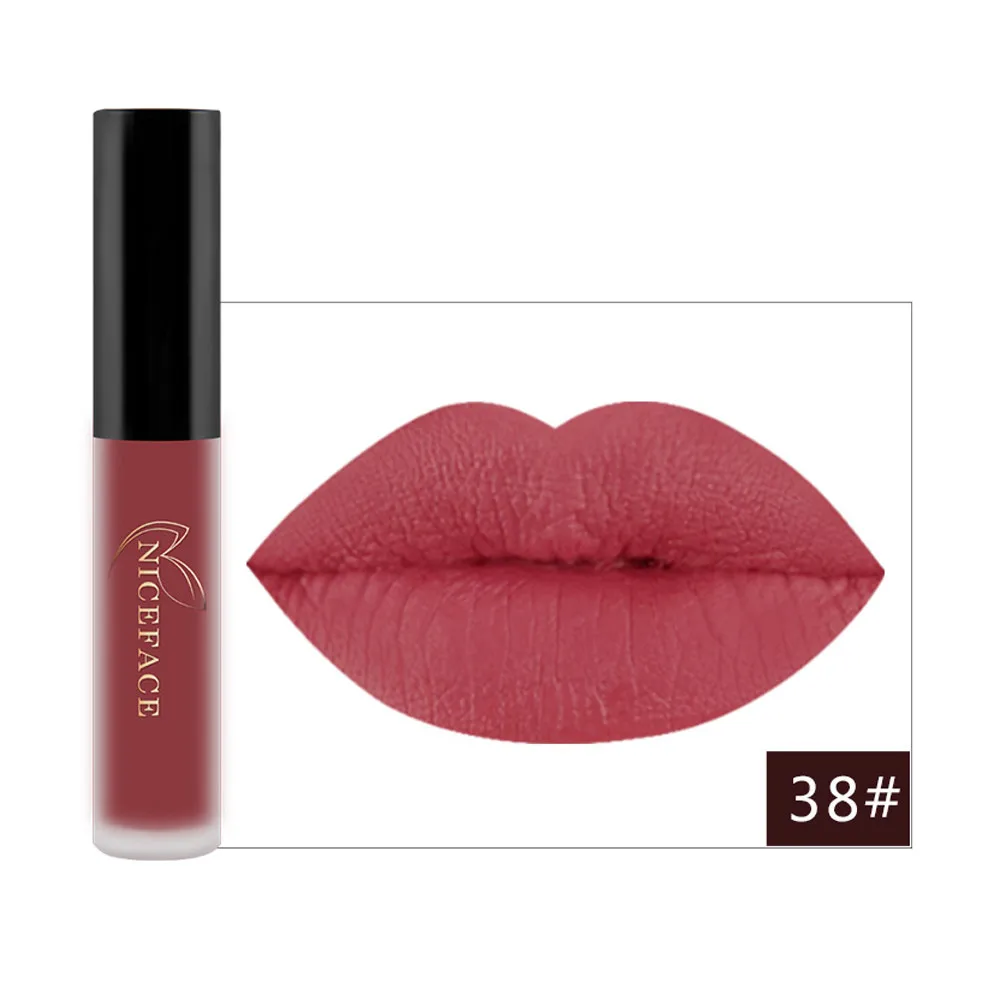 Блеск для губ Beauty 3 шт. новинка модная стойкая водостойкая Матовая жидкая помада