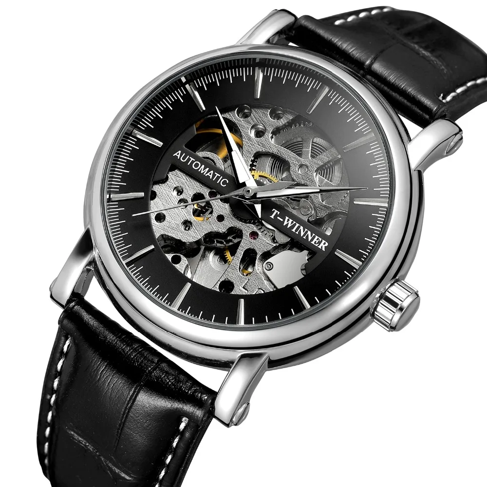 Т победитель лучшие часы с костями для мужчин автоматический механизм