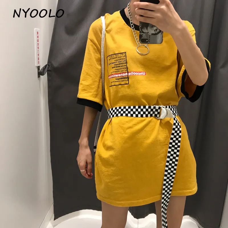 NYOOLO Harajuku дизайнерский Клетчатый Ремень унисекс для женщин и мужчин модный
