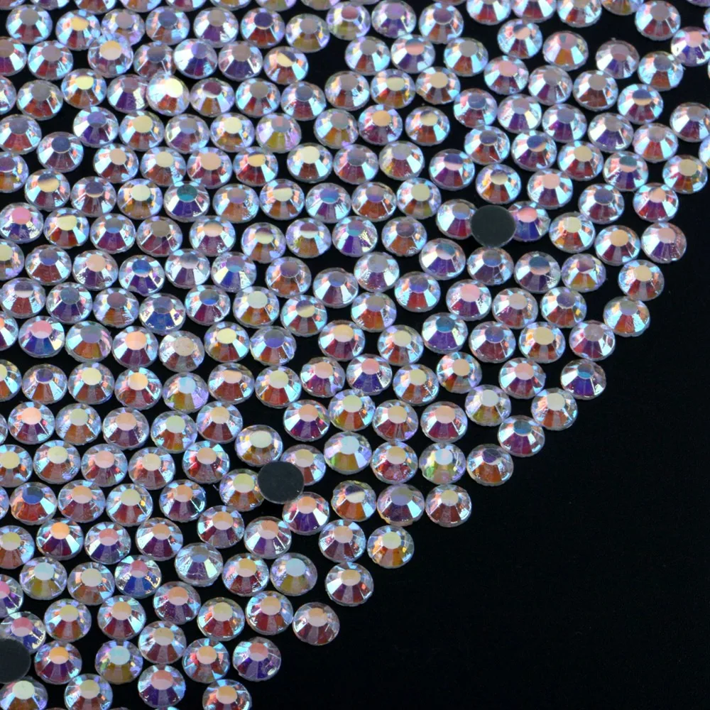 Высокое качество! Кристалл AB Цвет горячей фиксации Стразы DMC класса стеклянные