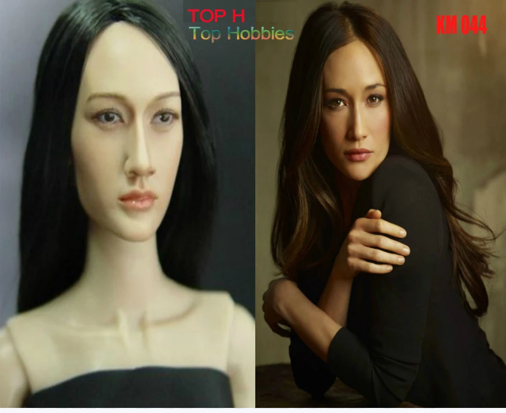 KUMIK 044 Мэгги Q Nikita 1/6 модель головы для 12 дюймовых Phicen горячие игрушки/Jodoll/Kumik