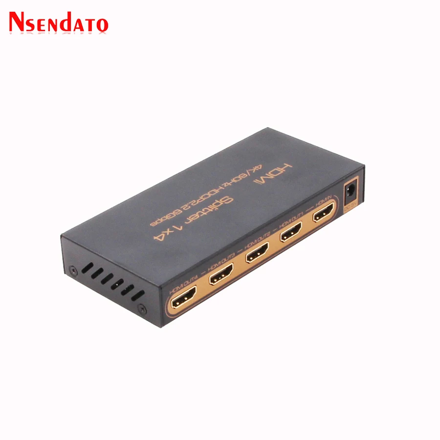 1 в 4 выхода HDMI адаптер сплиттер 1x4 4K x 2K 60 Гц переключатель конвертер для dolby DTS HDCP 2