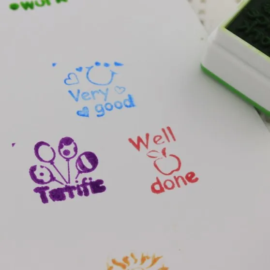 Бесплатная доставка 6 шт./компл. штампы для учителей саморассеивающиеся хвалю