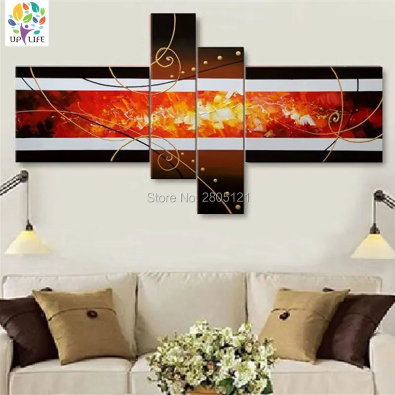 Ручная роспись Современная абстрактная картина маслом текстурированная