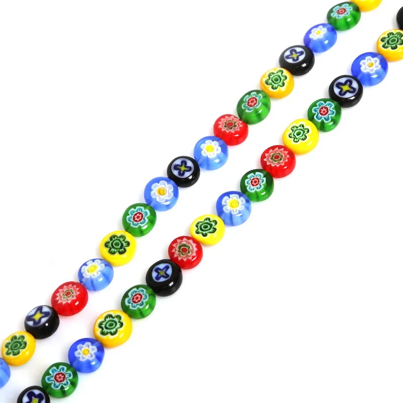 Стеклянные бусины для ожерелья браслета бижутерии 4/6/8 мм|glass evil eye beads|glass tube beadsglass