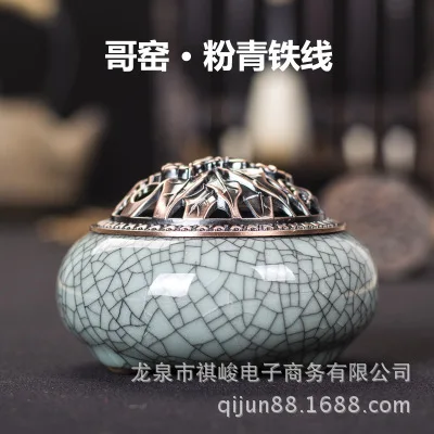 Керамическая статуя Будды статуэтка виладана антикварный медный для благовоний сандаловое дерево|incense burner