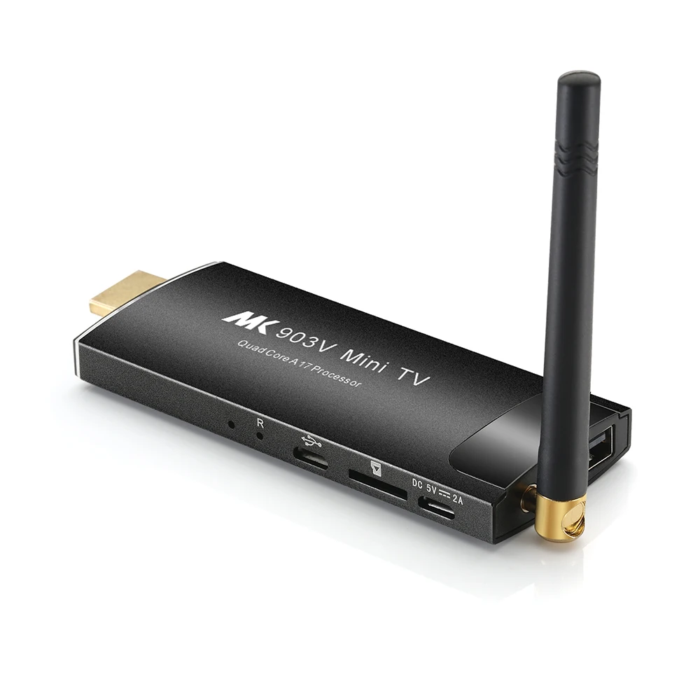 MK903V Смарт ТВ приставка Android RK3288 четырехъядерный 2 Гб ОЗУ 8 ПЗУ 4 к HD H.265 ключ г/5 ГГц