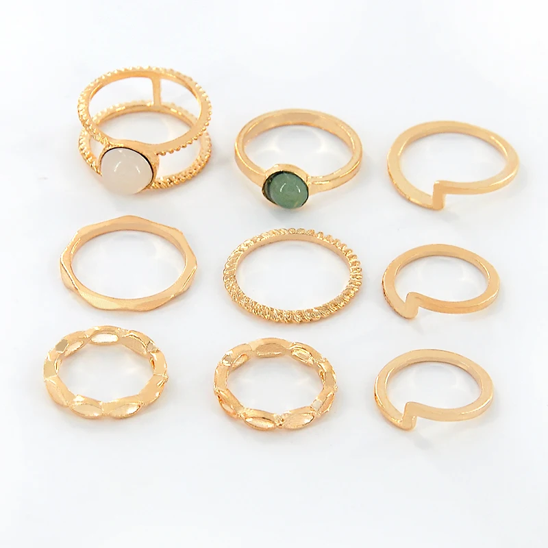 Модные аксессуары ювелирные изделия Новый палец белое кольцо из натурального